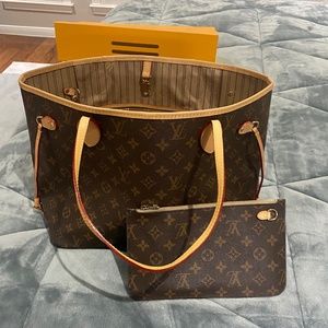 Louis Vuitton Neverfull monogrammed tote